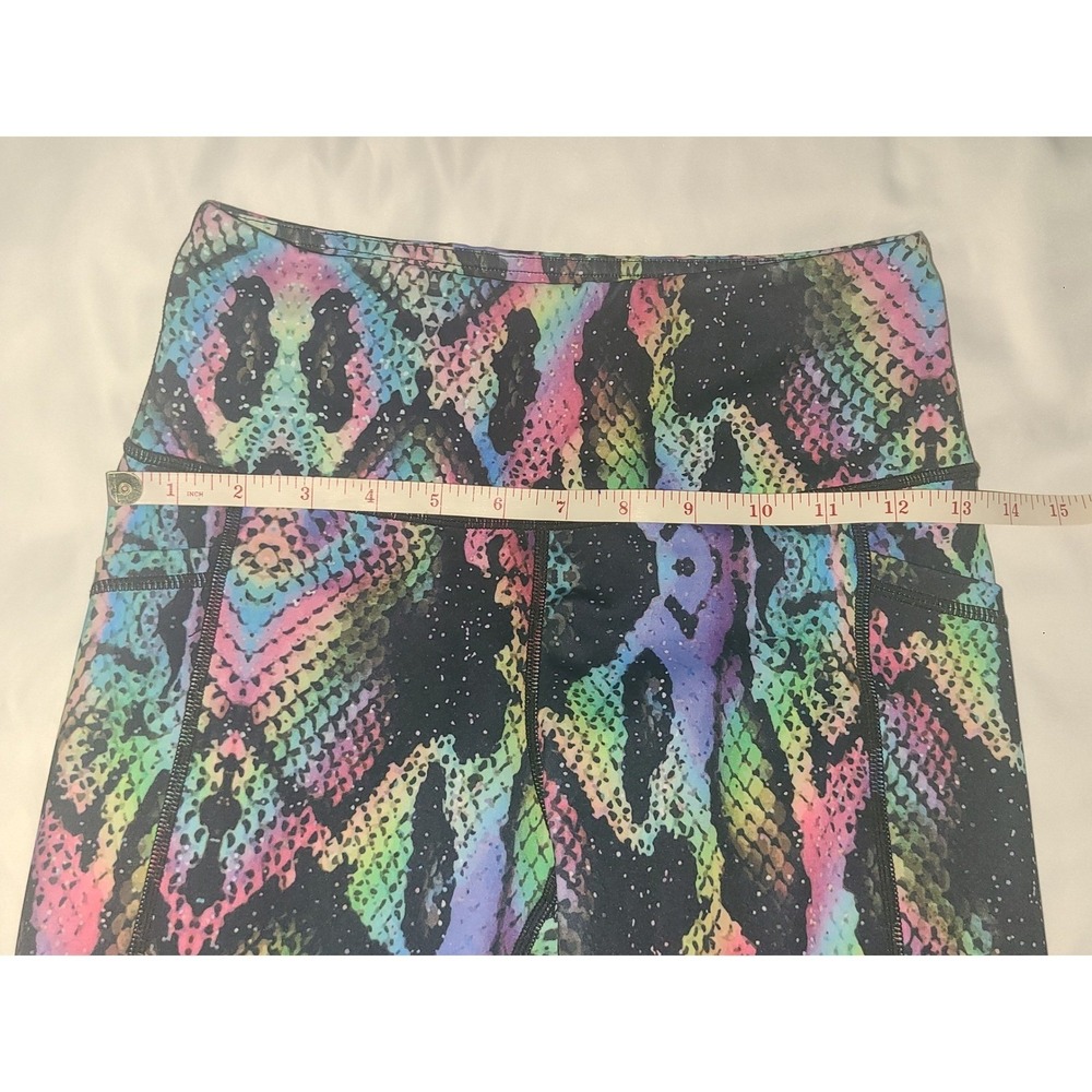 Constantly Varied Gear CVG Rainbow Snakeskin Leggings Pockets XS Squat Proof - Picture 5 of 16